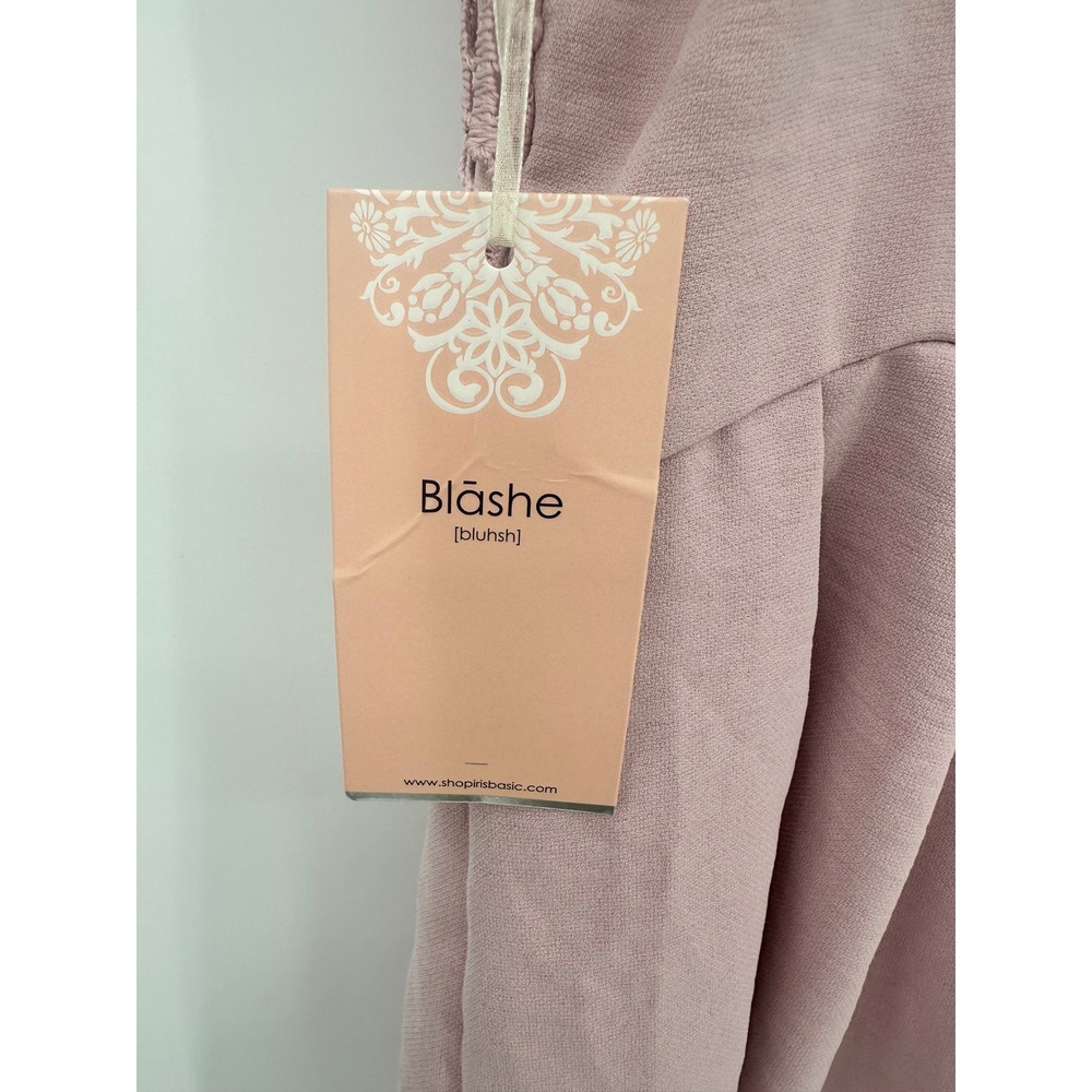 Blashe Women's Lace Bodice Romper - Light Pink - Sleeveless - Size L - Picture 3 of 9